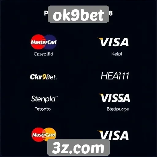 Métodos de pagamento disponíveis no ok9bet